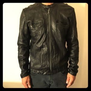 Real leather jacket